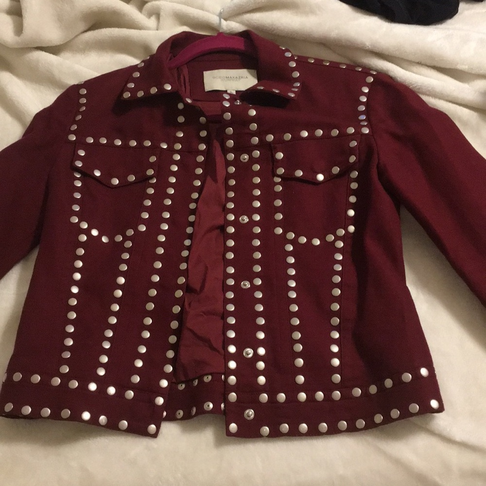 BCBG MAXAZRIA RUNWAY STUDDED JACKET